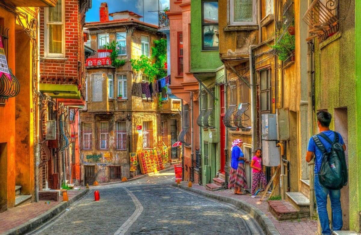 محله های بالا شهر استانبول